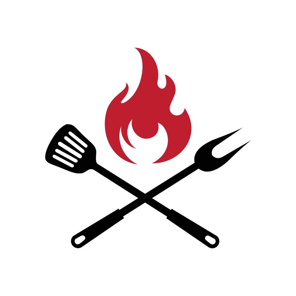 Koken en chef logo ontwerp vector