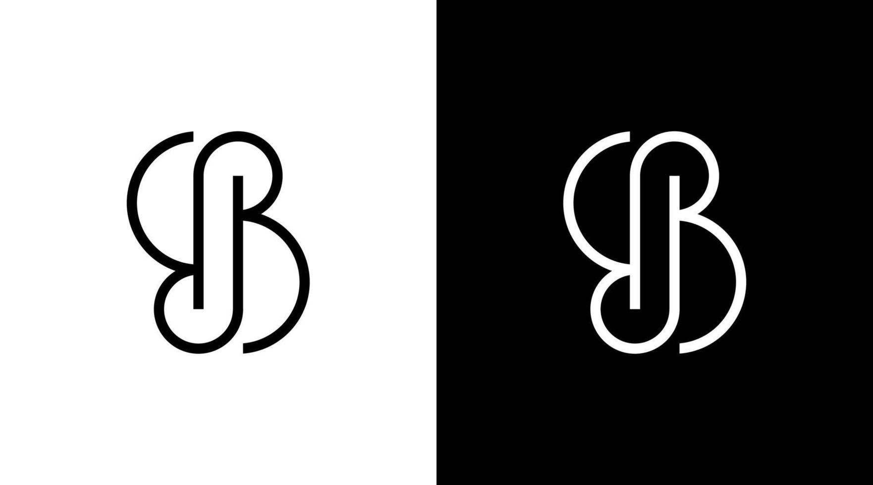 brief b logo mode vector monogram eerste illustratie icoon stijl ontwerp sjabloon