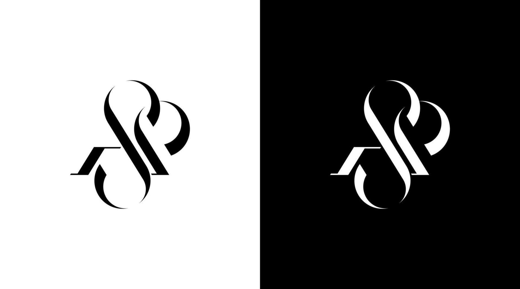 brief net zo logo mode vector monogram eerste illustratie icoon stijl ontwerp sjabloon