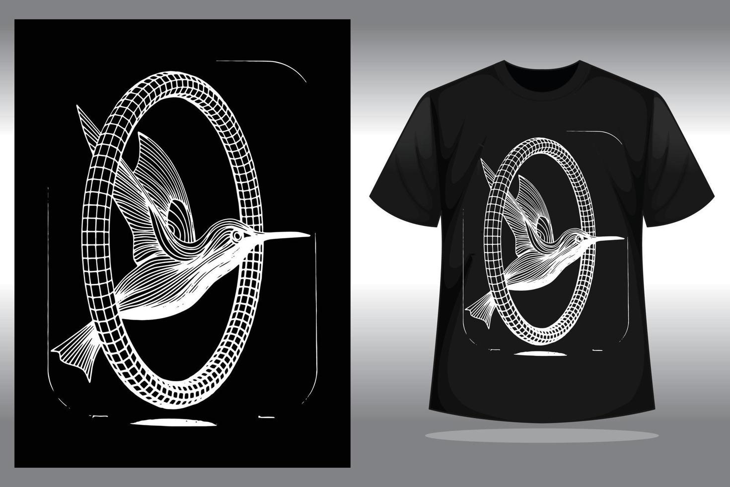 vector illustratie van een abstract t-shirt ontwerp, geschikt voor uw bedrijf t-shirt ontwerp