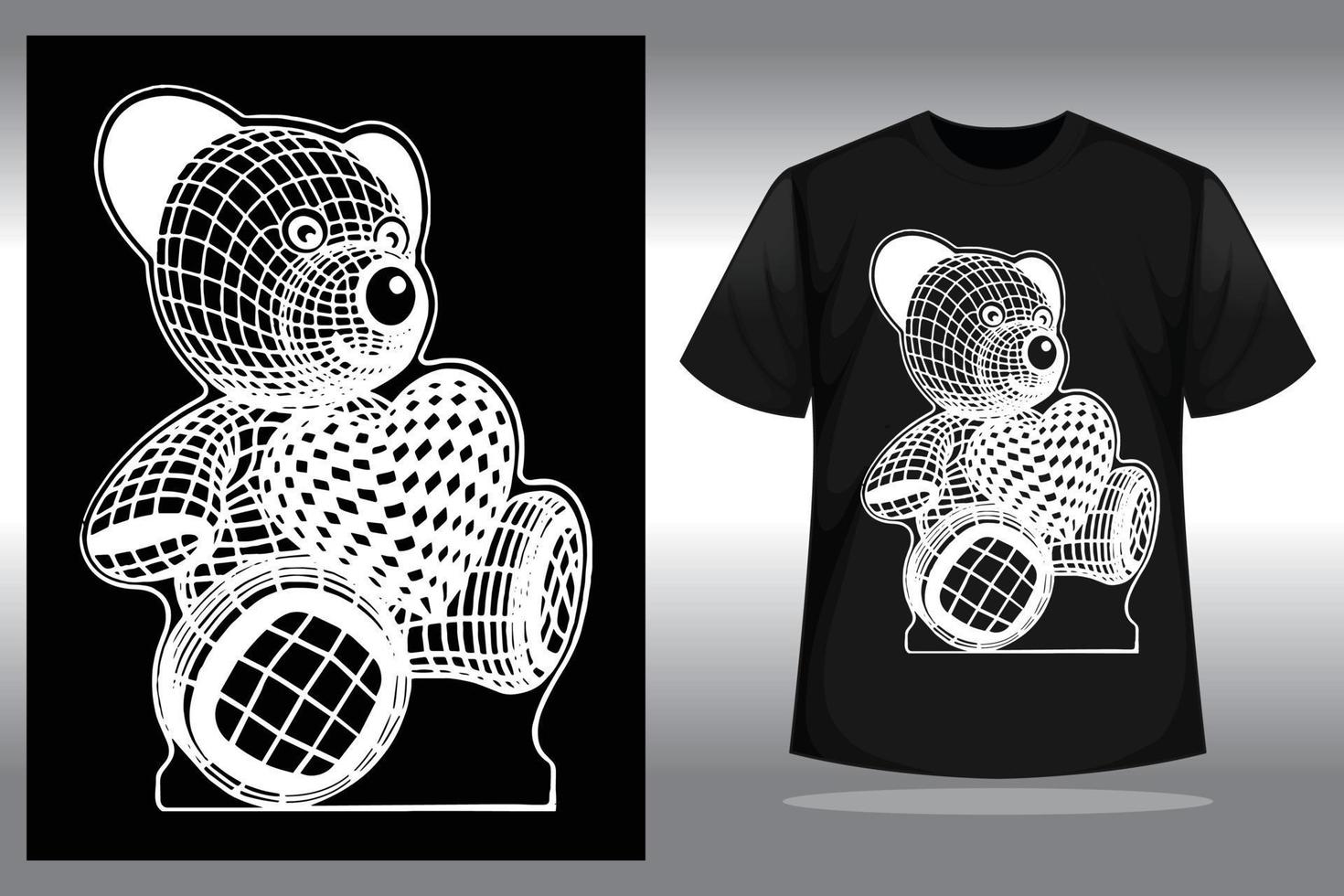 vector illustratie van een abstract t-shirt ontwerp, geschikt voor uw bedrijf t-shirt ontwerp