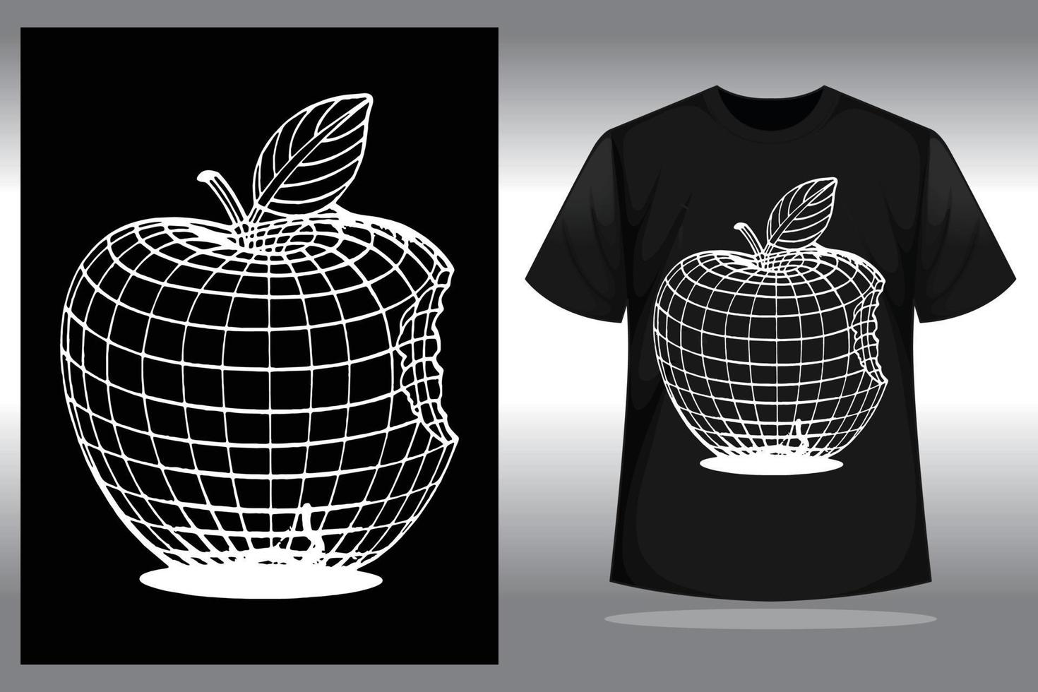 vector illustratie van een abstract t-shirt ontwerp, geschikt voor uw bedrijf t-shirt ontwerp