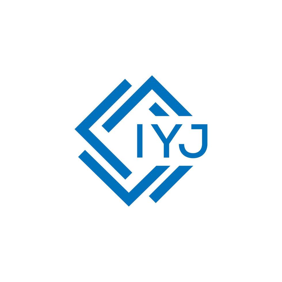 iyj brief logo ontwerp Aan wit achtergrond. iyj creatief cirkel brief logo concept. iyj brief ontwerp. vector