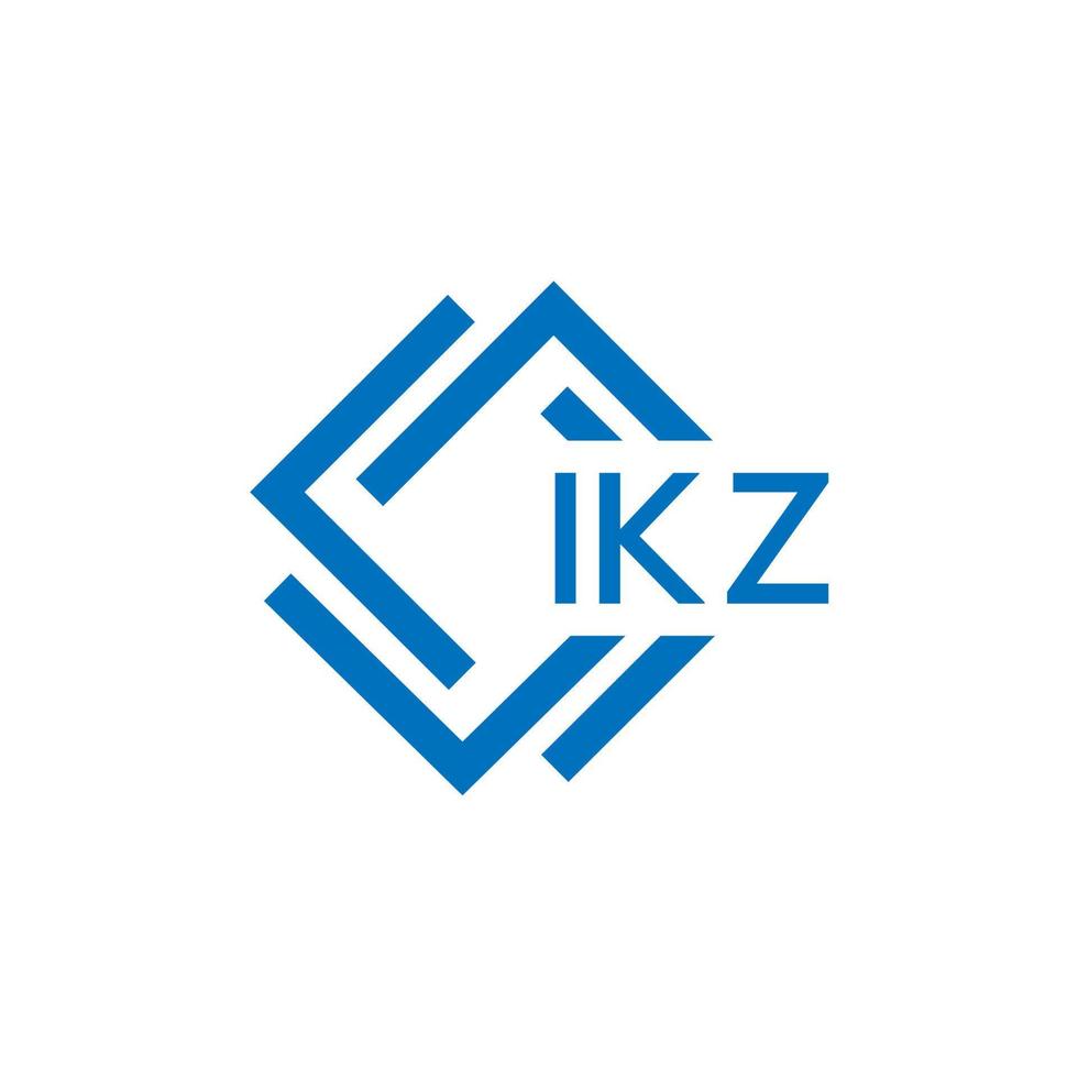 ikzo brief logo ontwerp Aan wit achtergrond. ikzo creatief cirkel brief logo concept. ikzo brief ontwerp. vector