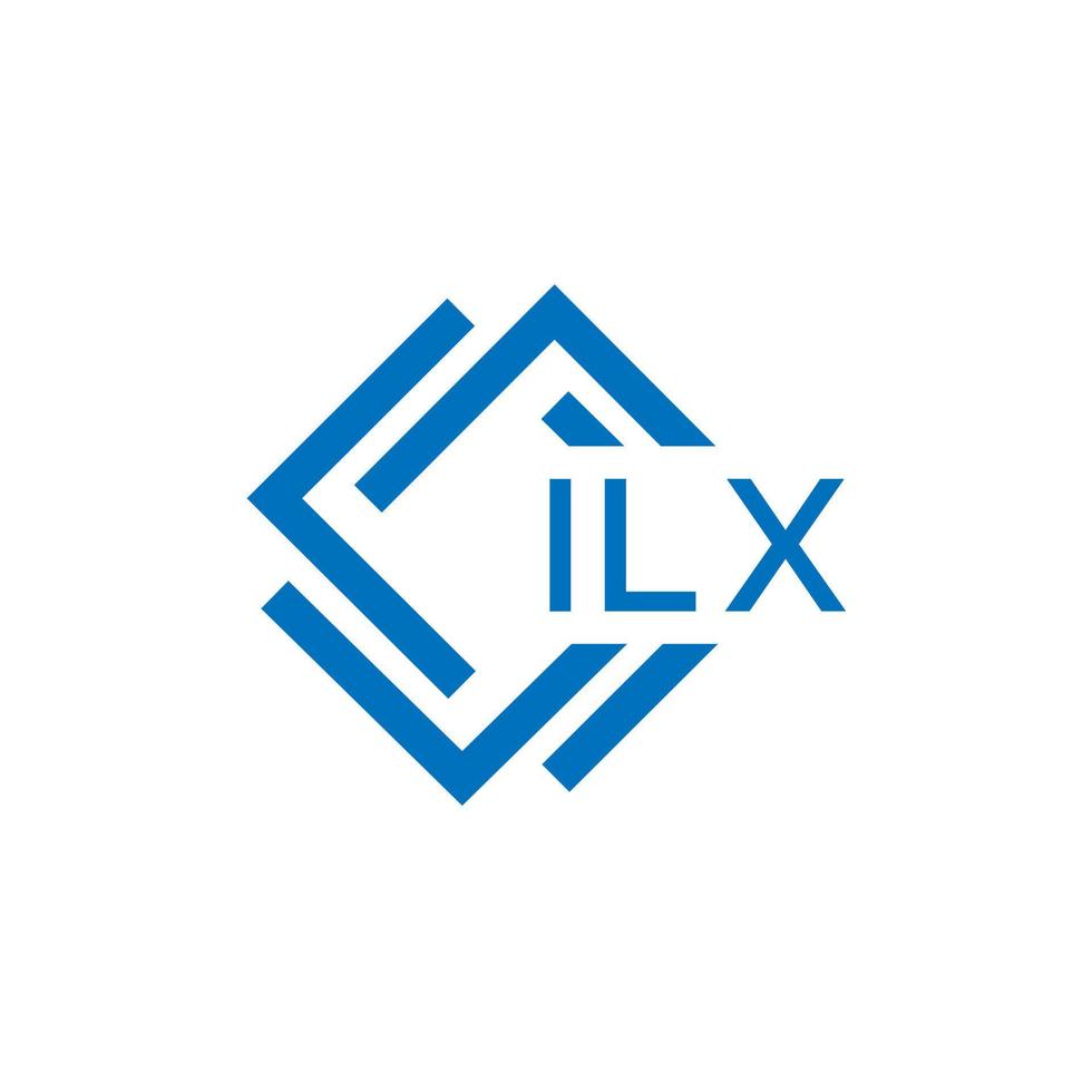 ilx brief logo ontwerp Aan wit achtergrond. ilx creatief cirkel brief logo concept. ilx brief ontwerp. vector