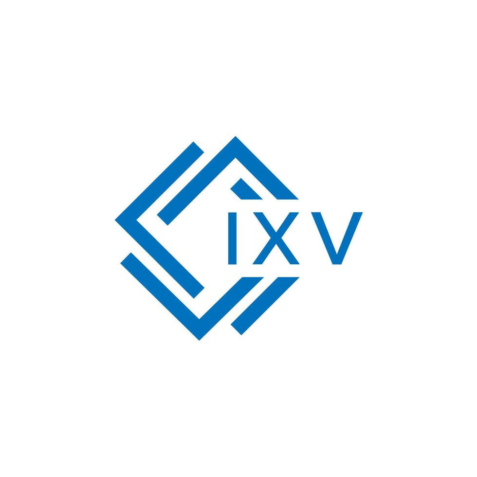 ixv brief logo ontwerp Aan wit achtergrond. ixv creatief cirkel brief logo concept. ixv brief ontwerp. vector