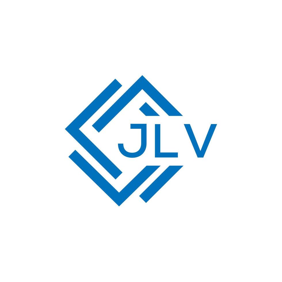 jlv brief logo ontwerp Aan wit achtergrond. jlv creatief cirkel brief logo concept. jlv brief ontwerp. vector