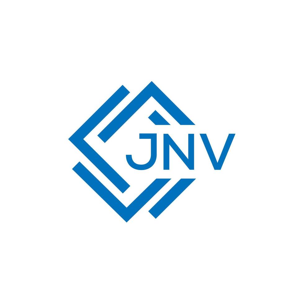 jnv brief logo ontwerp Aan zwart achtergrond. jnv creatief cirkel brief logo concept. jnv brief ontwerp. vector