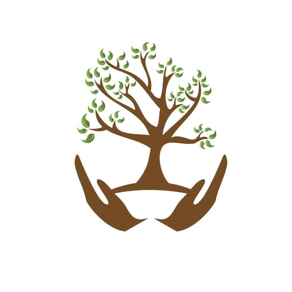 biologisch logo. doorbladert in hand- logo. natuurlijk producten logo. schoonheidsmiddelen icoon. spa logo vector