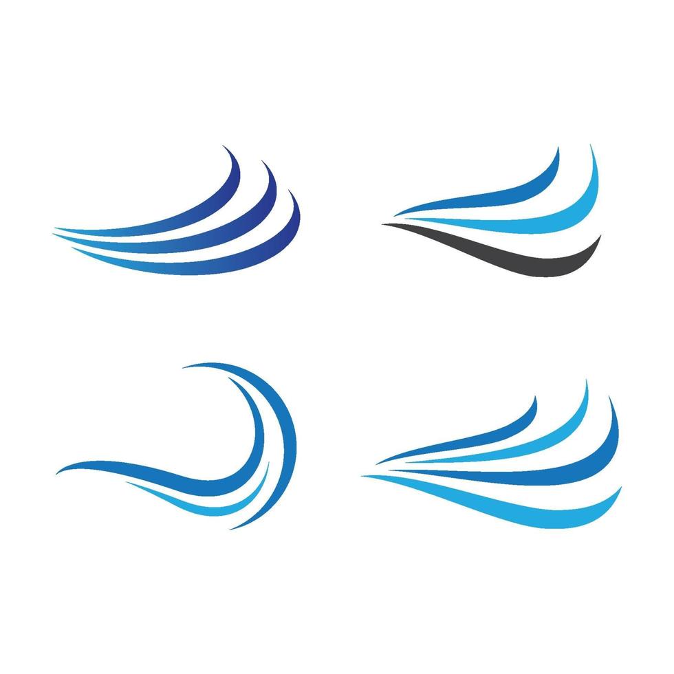 water wave logo afbeeldingen vector