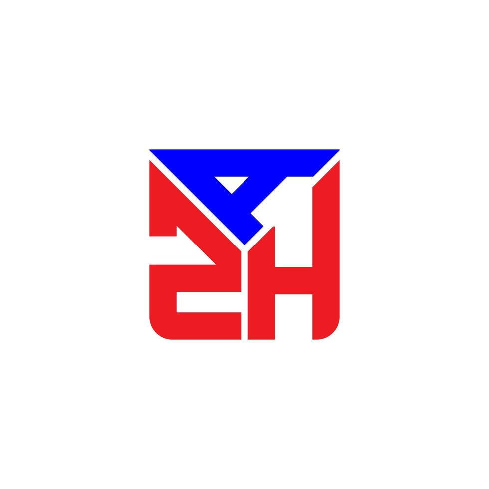 azh brief logo creatief ontwerp met vector grafisch, azh gemakkelijk en modern logo.