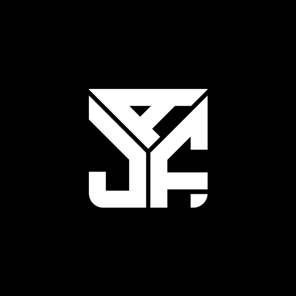 ajf brief logo creatief ontwerp met vector grafisch, ajf gemakkelijk en modern logo.