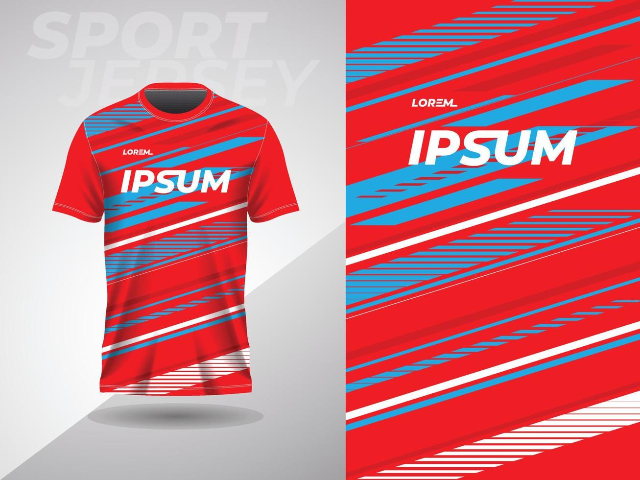 blauw rood abstract sport- Jersey Amerikaans voetbal voetbal racing gaming motorcross wielersport rennen vector