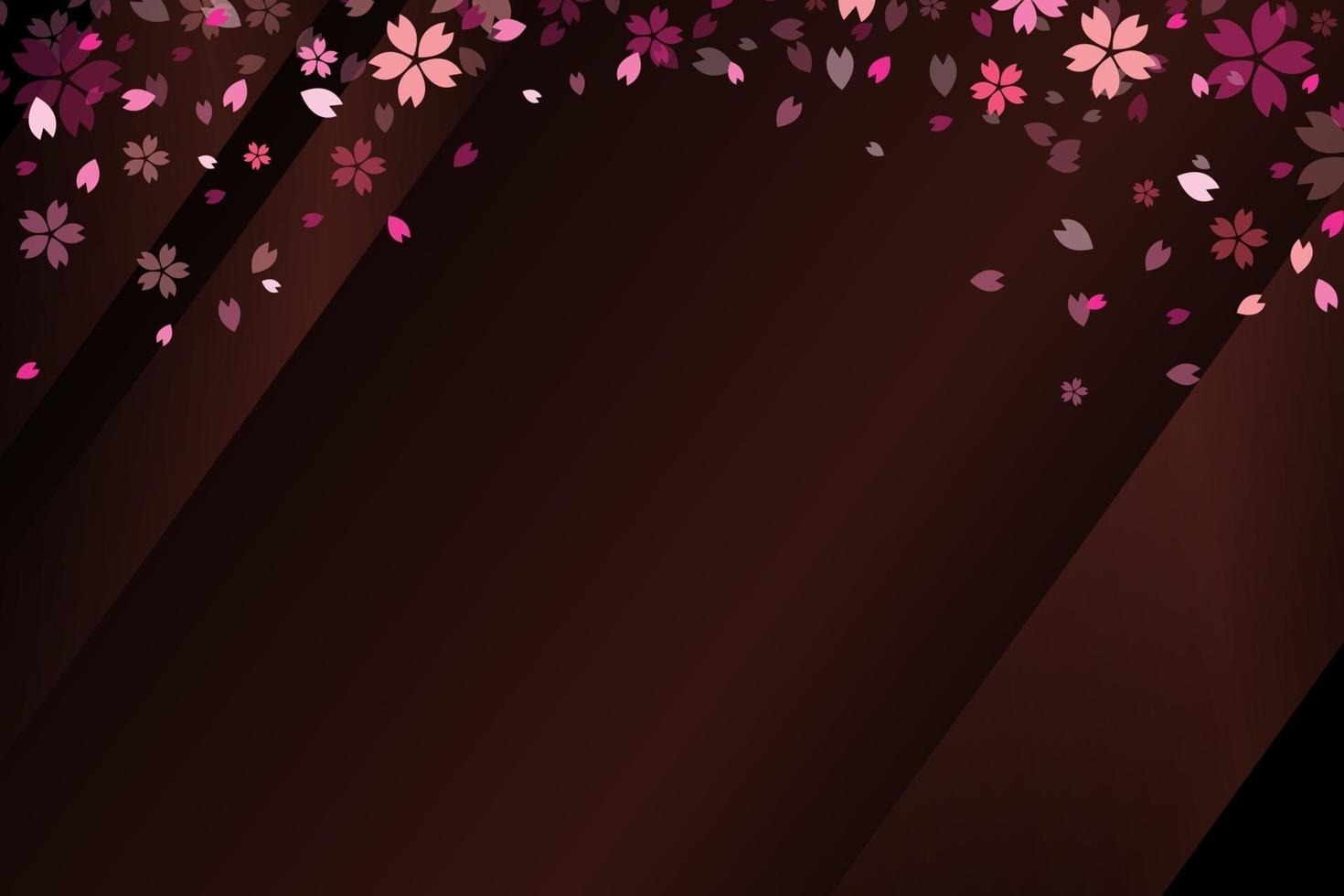 sakura bloemen achtergrond. vector illustratie.