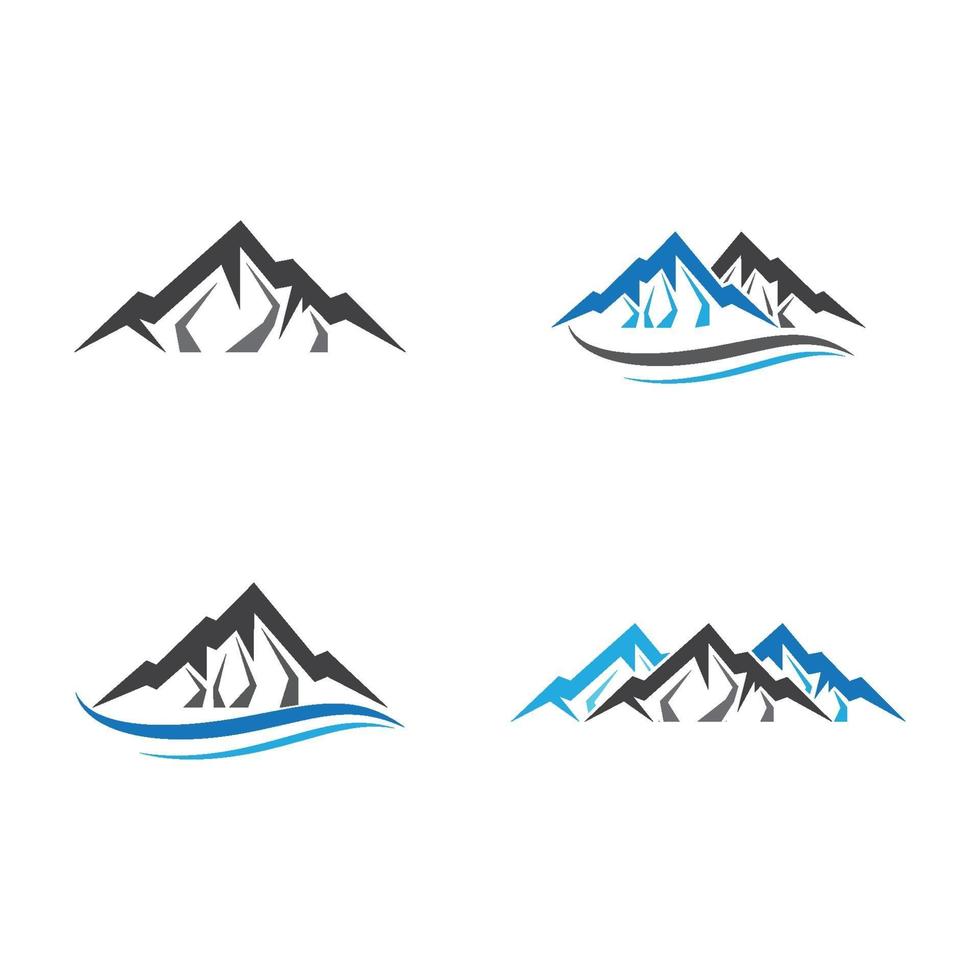 berg logo afbeeldingen vector