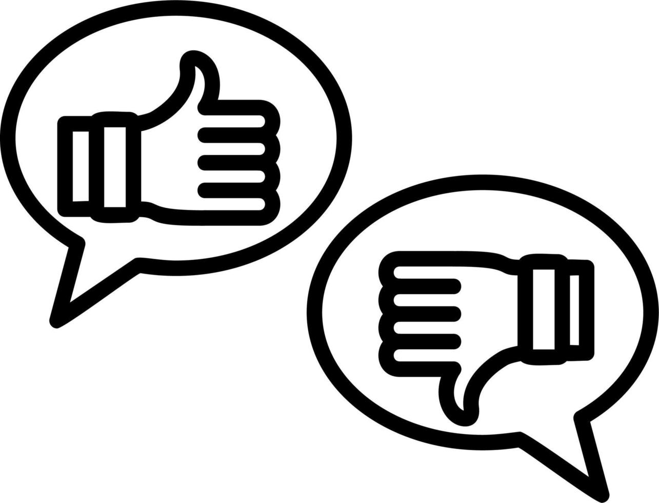 feedback vector pictogram