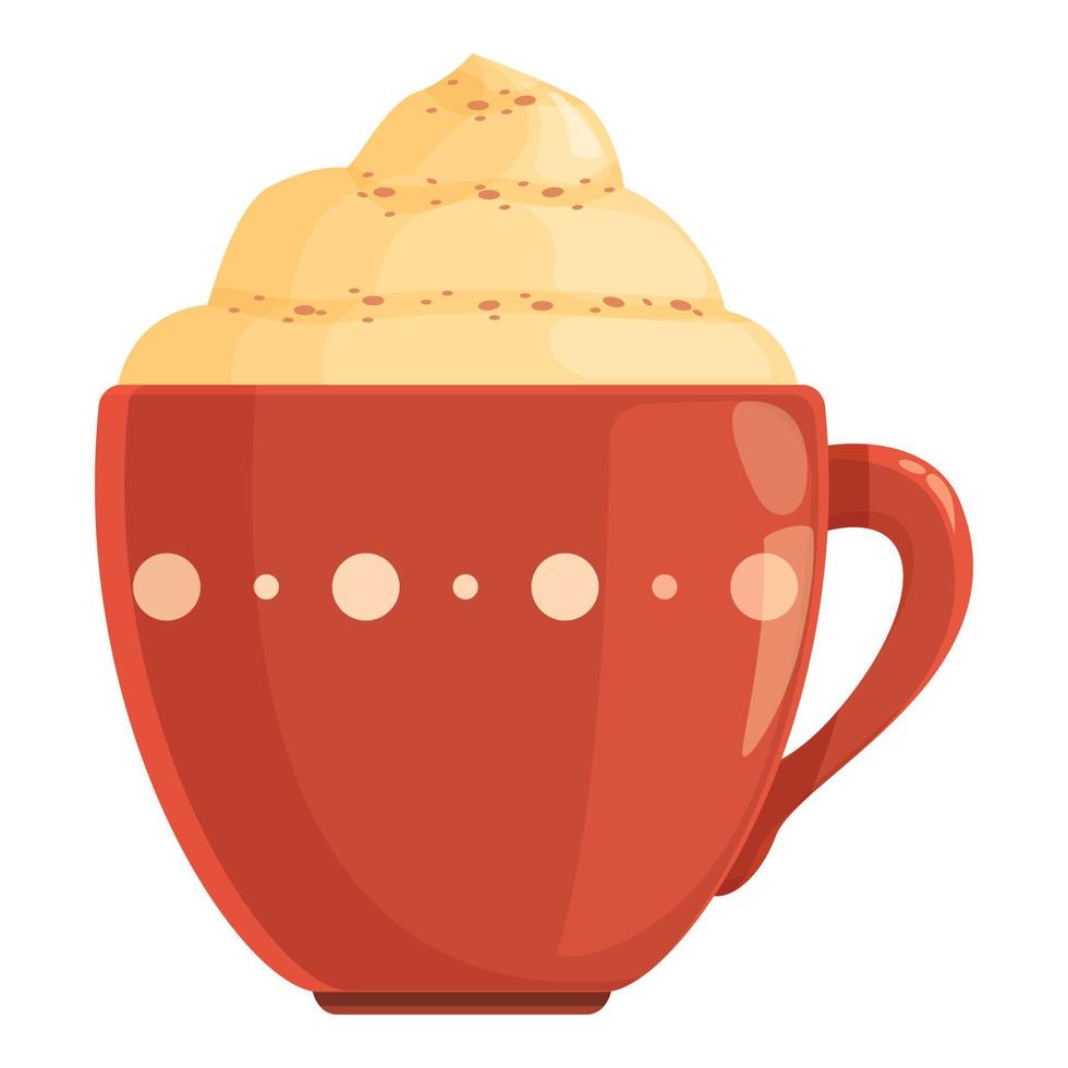 menu kruid latte icoon tekenfilm vector. pompoen drinken vector