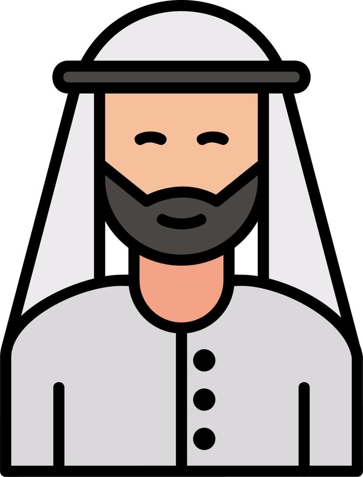 Arabisch Mens vector icoon