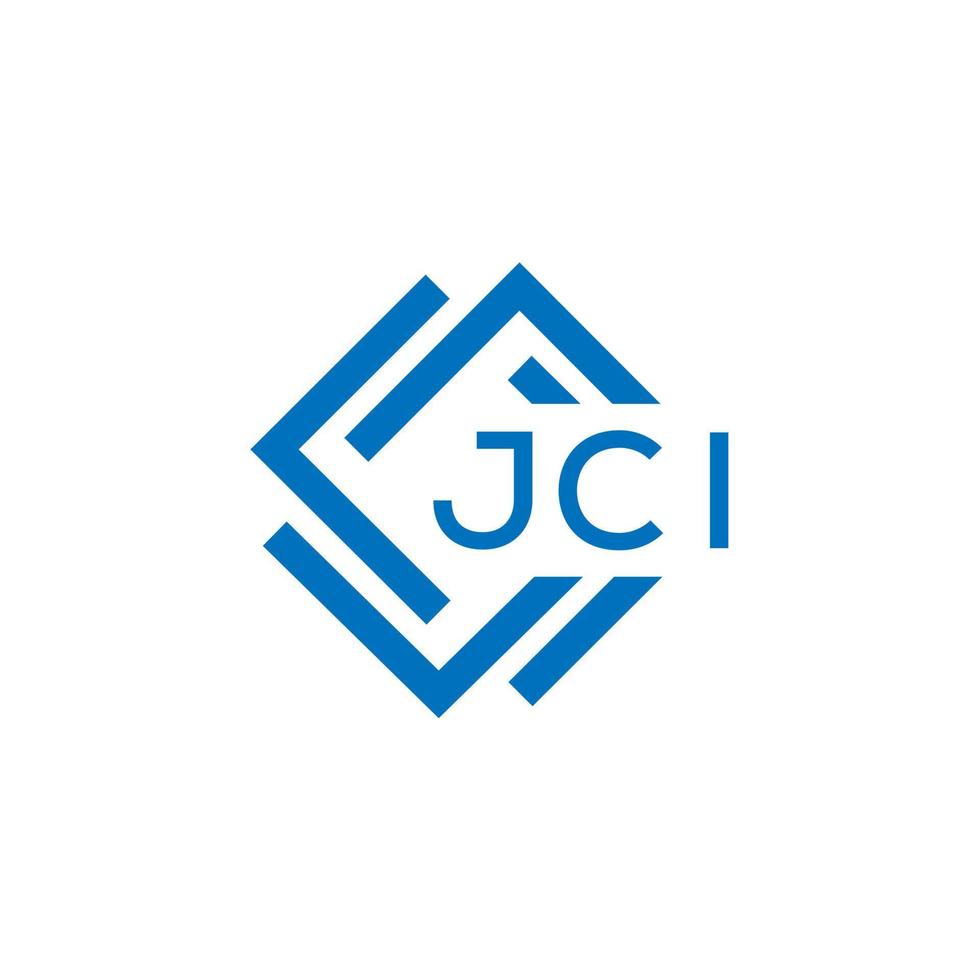 jci brief logo ontwerp Aan wit achtergrond. jci creatief cirkel brief logo concept. jci brief ontwerp. vector