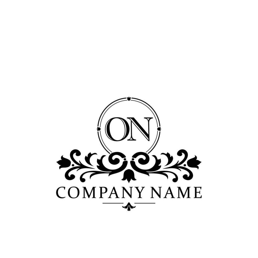 brief Aan bloemen logo ontwerp. logo voor Dames schoonheid salon massage kunstmatig of spa merk vector