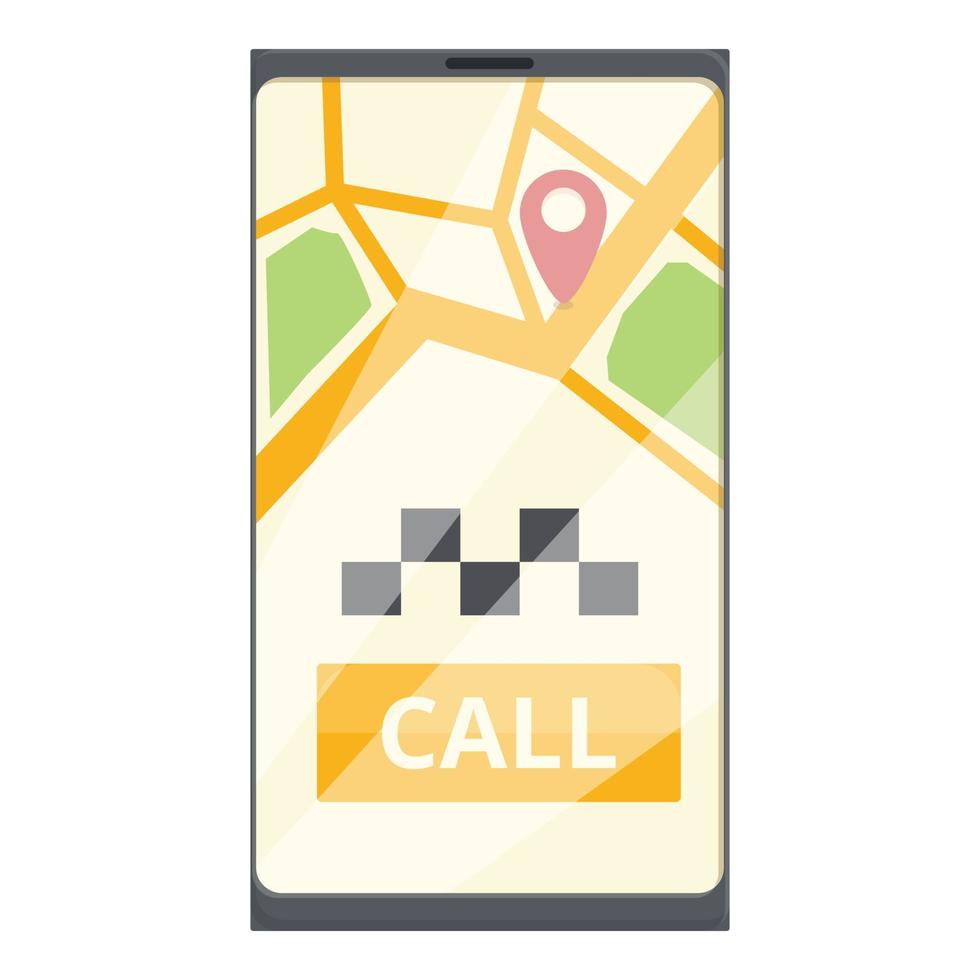 telefoontje online taxi icoon tekenfilm vector. auto onderhoud vector