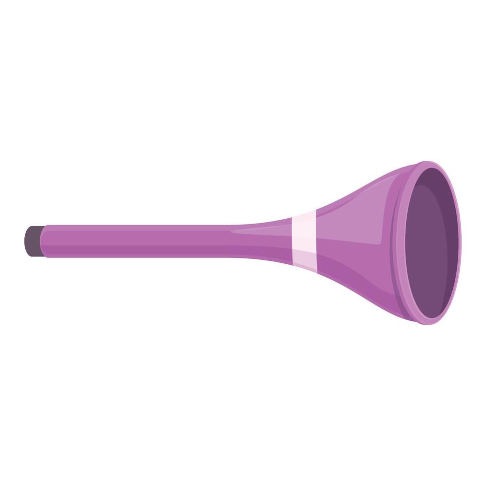 voetbal trompet icoon tekenfilm vector. ventilator vuvuzela vector