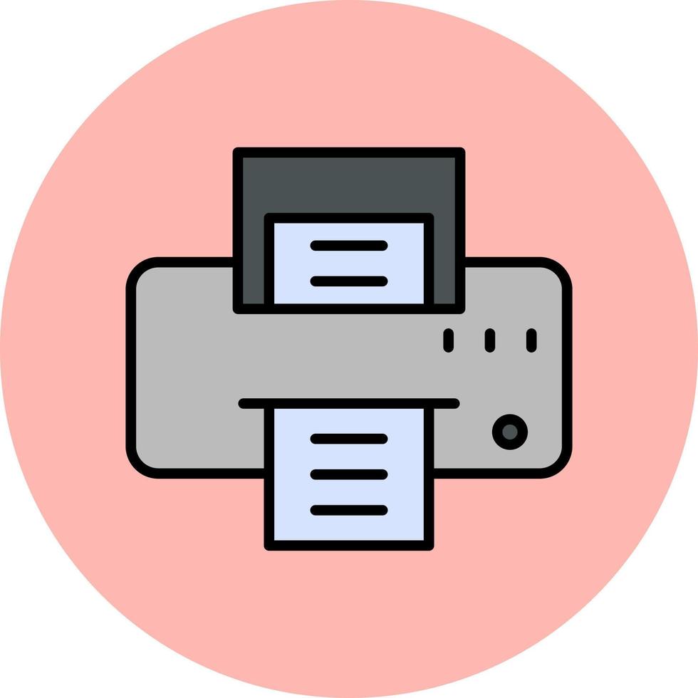 printer vector pictogram