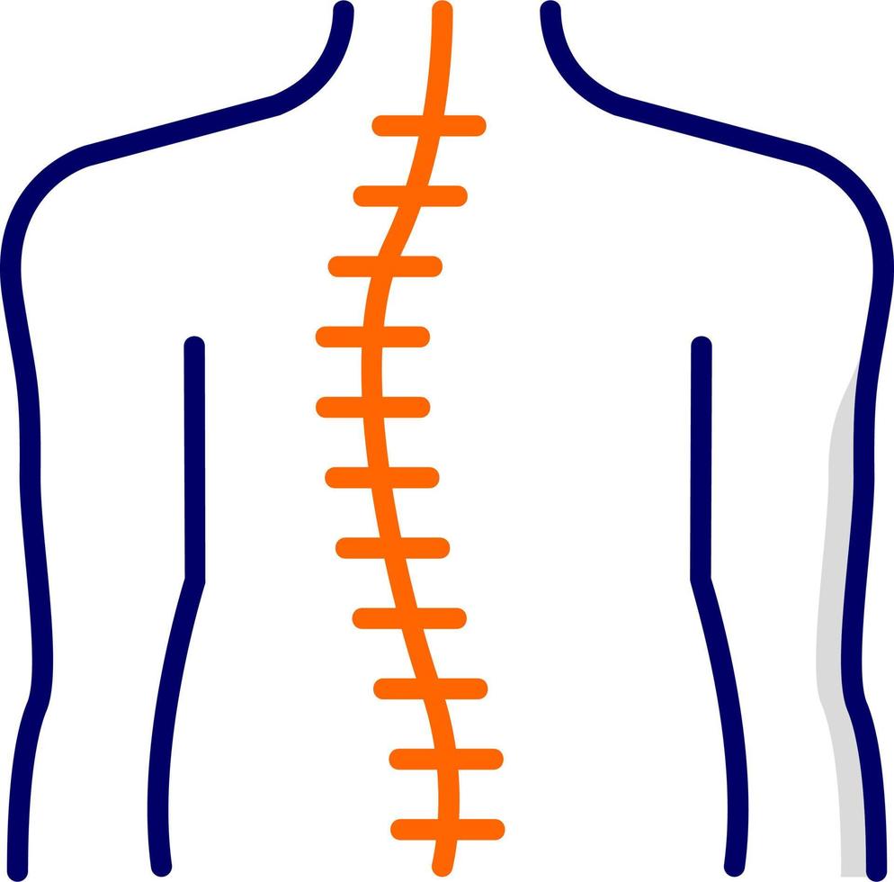 osteotherapie vector icoon