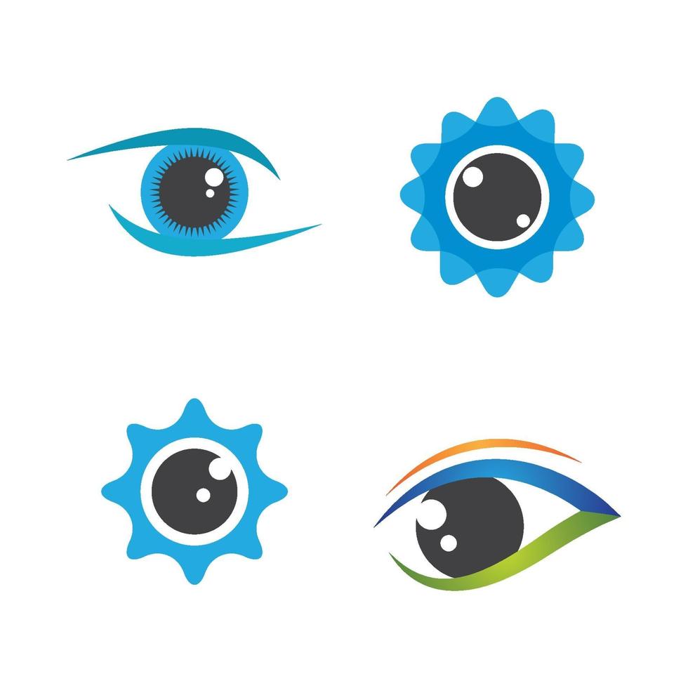 eye care logo afbeeldingen vector