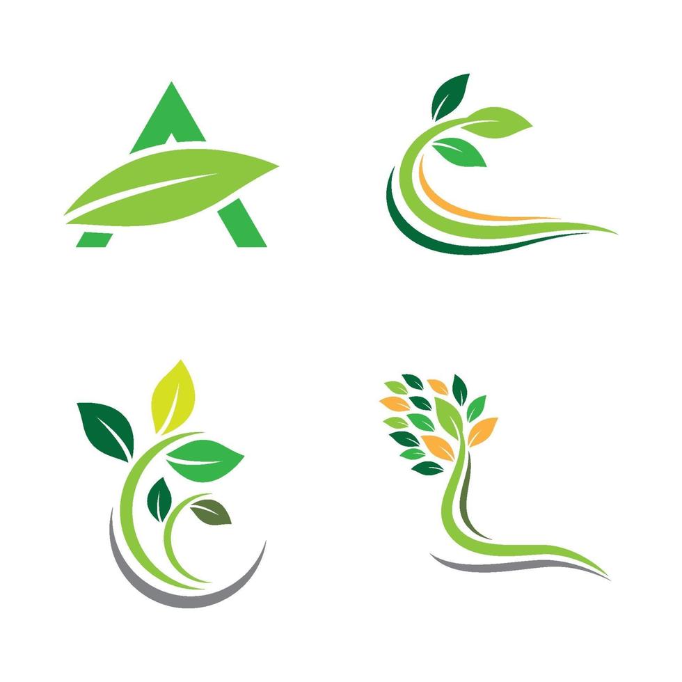 blad logo afbeeldingen vector
