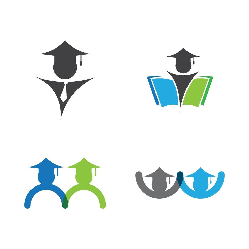 onderwijs logo ontwerp vector