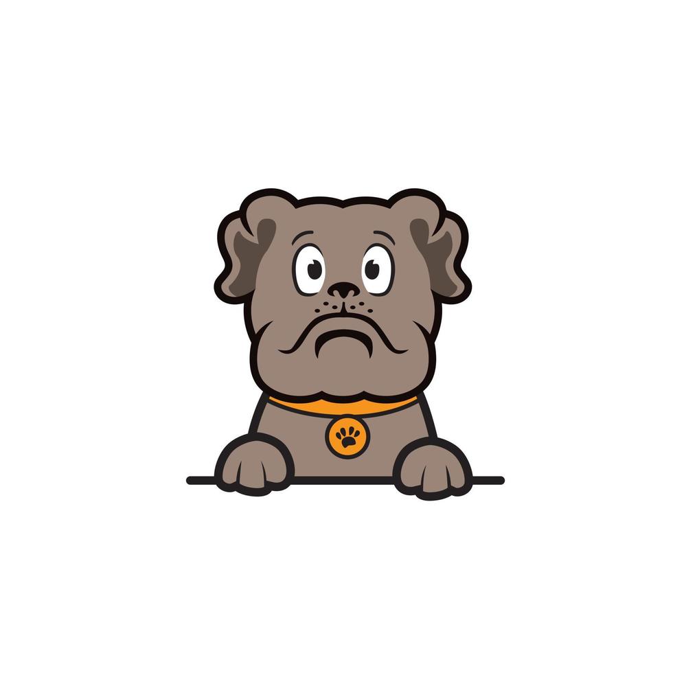 bulldog naadloos ontwerp vector