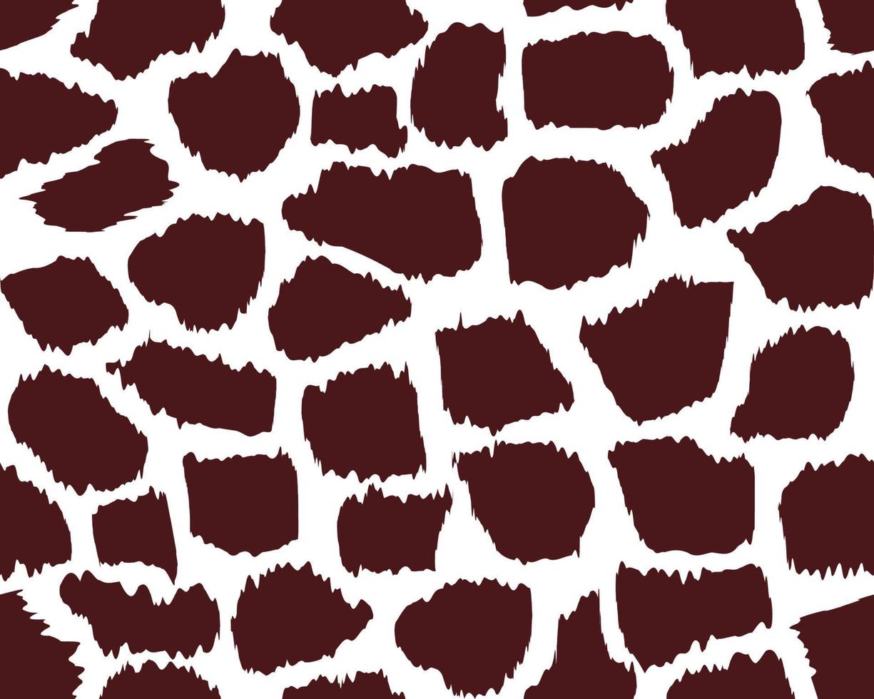 vector naadloos patroon met giraffe huid textuur. herhalen giraffe achtergrond voor textiel ontwerp,