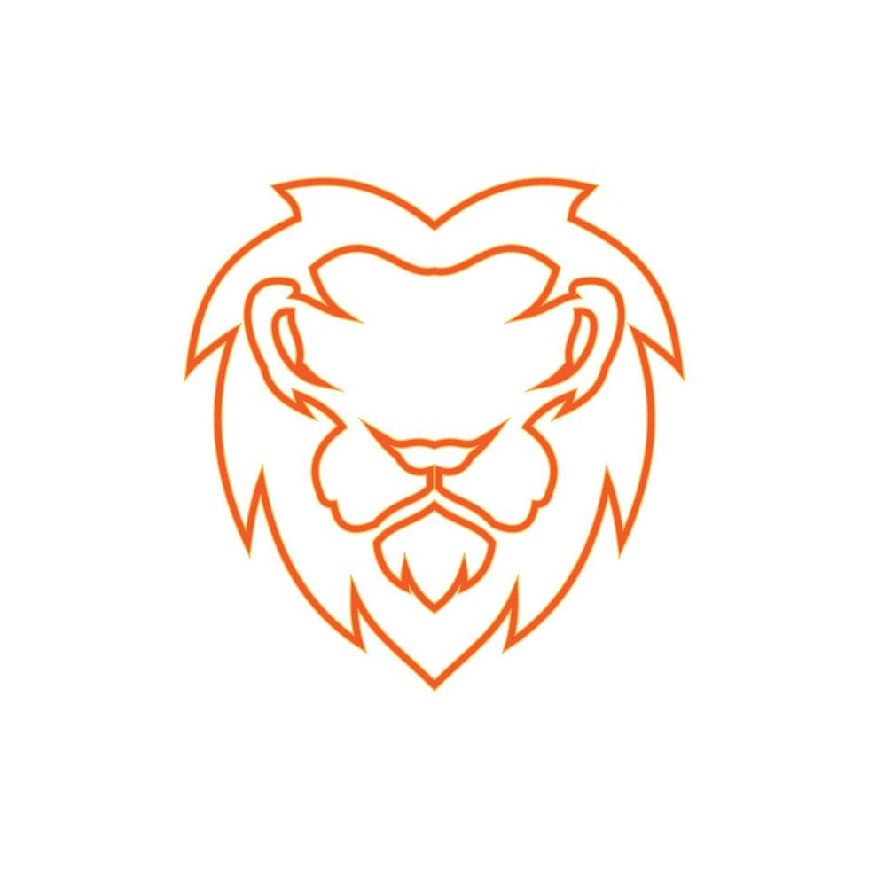 leeuw logo sjabloon vector pictogram