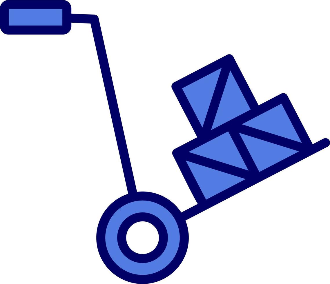 trolley vector pictogram vector