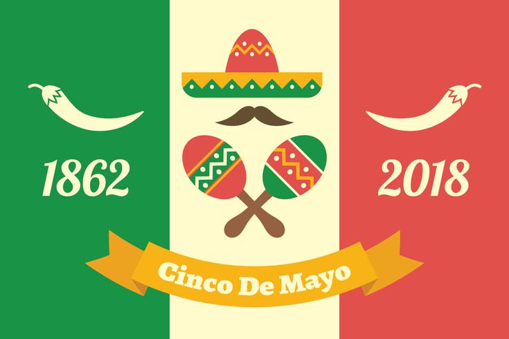 Cinco de Mayo achtergrond vector