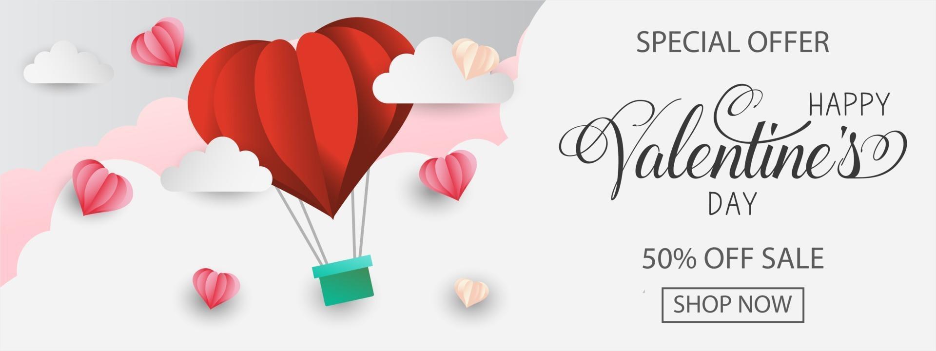gelukkige Valentijnsdag wenskaart ontwerp. vector