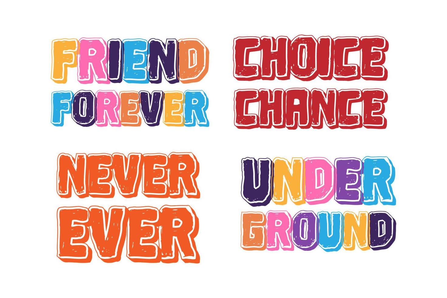 positief motivatie typografie belettering citaat vector