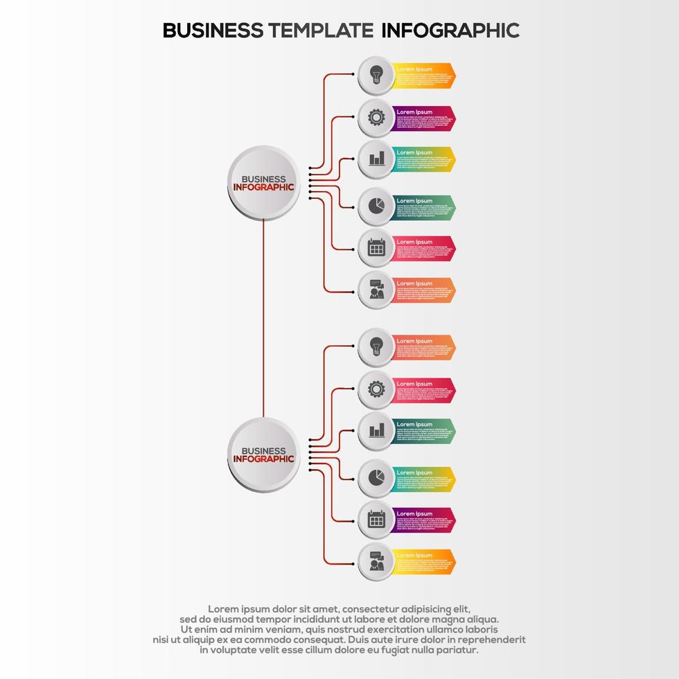 premie vector helling infographic stappen sjabloon