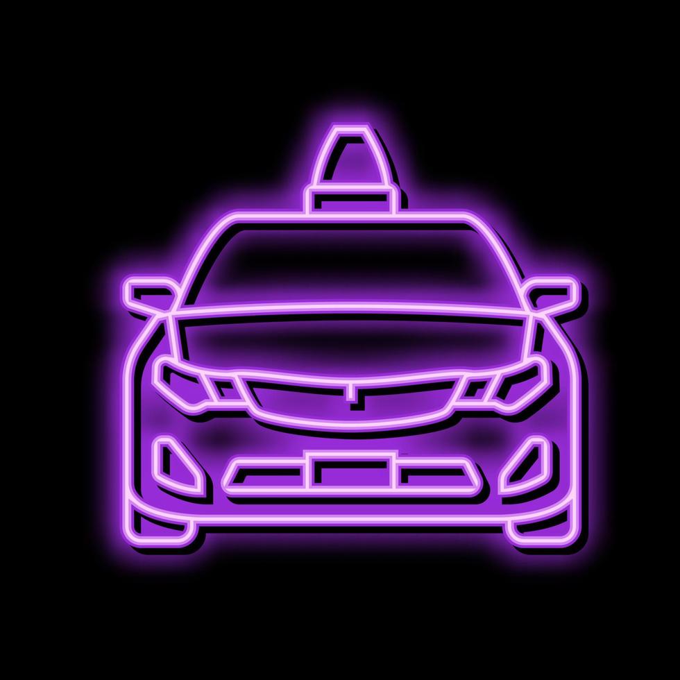 taxi vervoer voertuig kleur icoon vector illustratie
