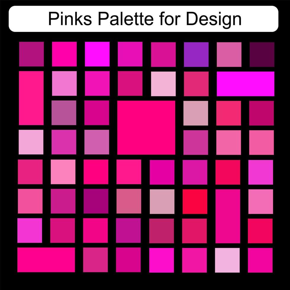 roze palet ontwerp gereedschap vector