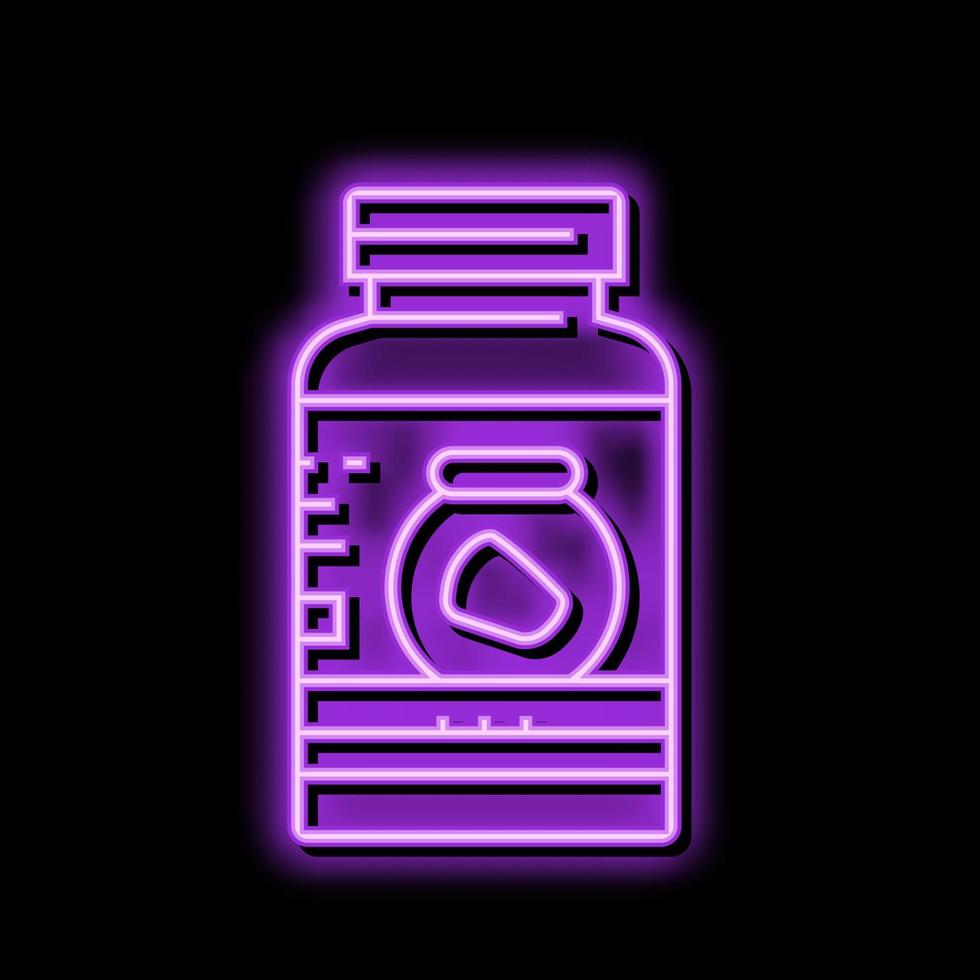 extract granaatappel neon gloed icoon illustratie vector