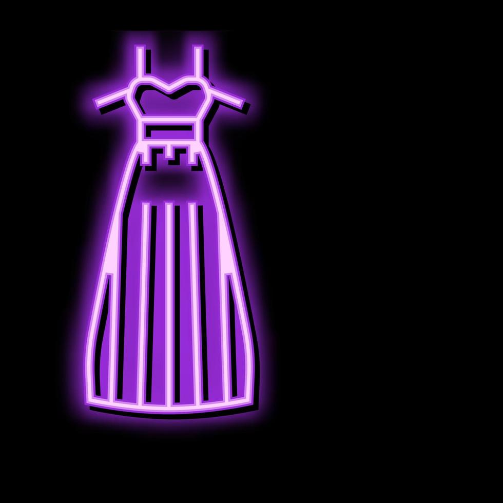 rijk bruiloft jurk kleur icoon vector illustratie