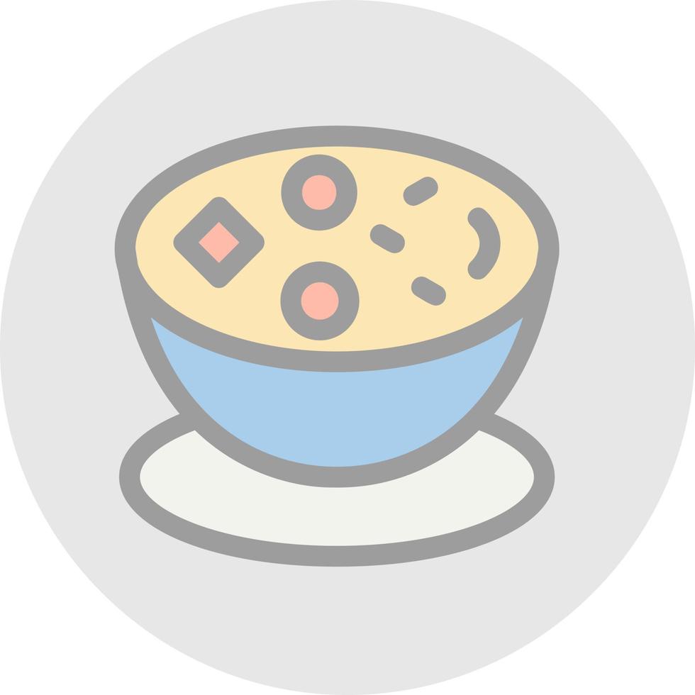 clam chowder vector icoon ontwerp