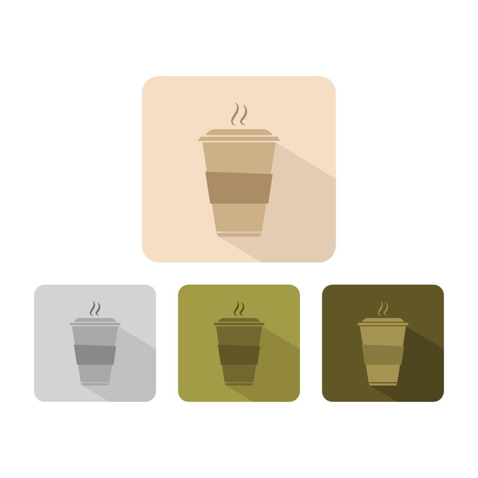 koffiekopje set vector