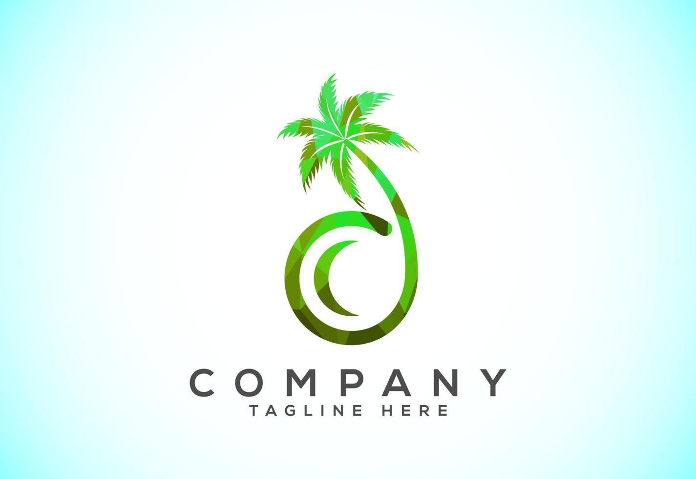 veelhoekige laag poly kokosnoot logo, kokosnoot drinken drank vector icoon logo ontwerp sjabloon
