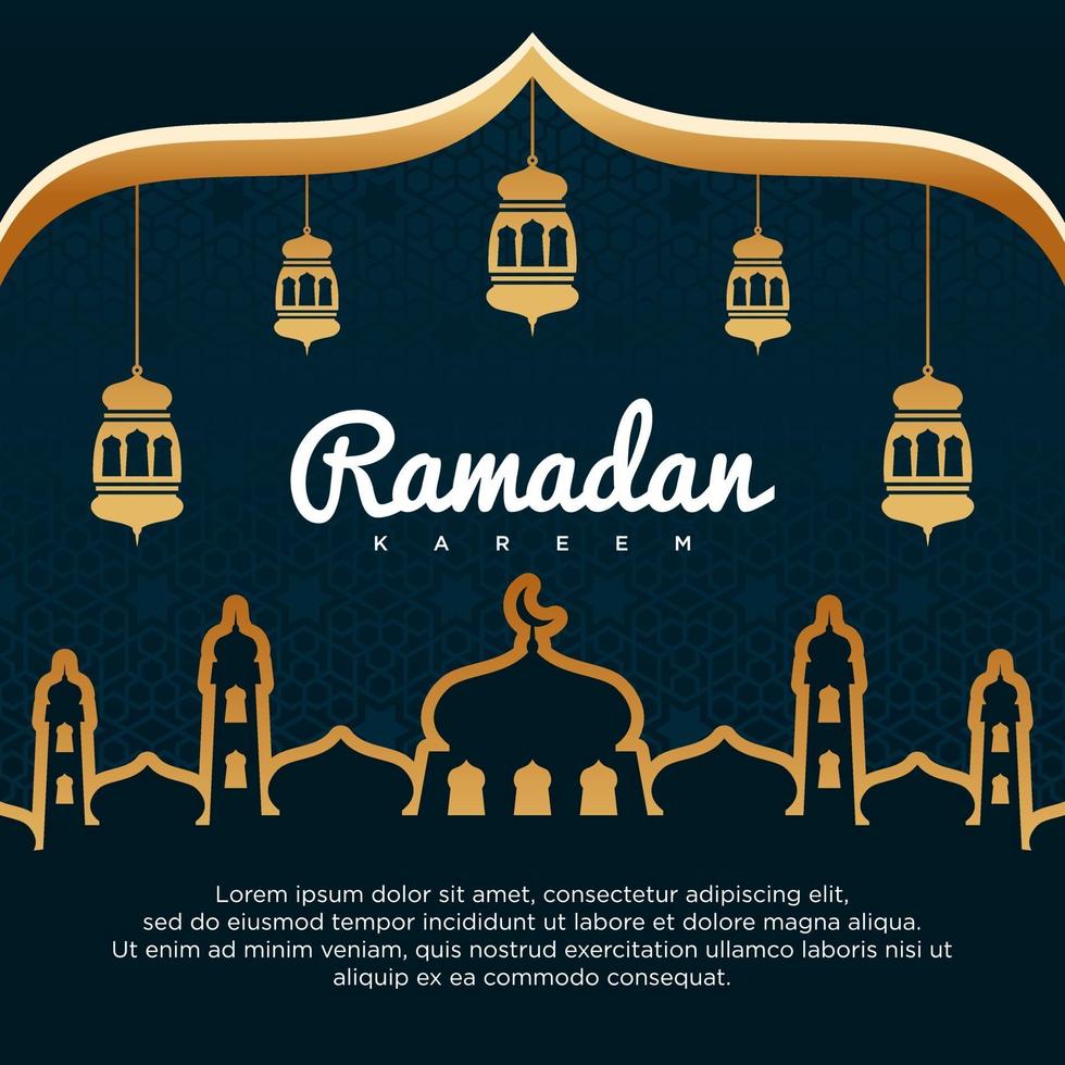 ramadan kareem vector achtergrond