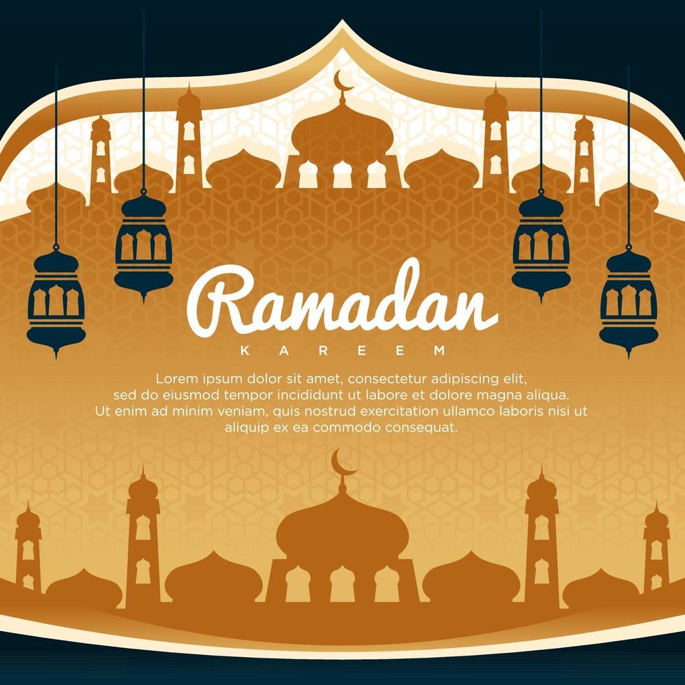 ramadan kareem vector achtergrond