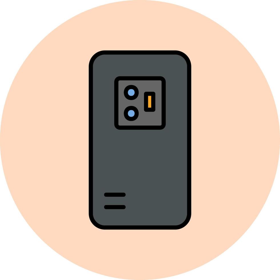 mobiel terug camera vector icoon