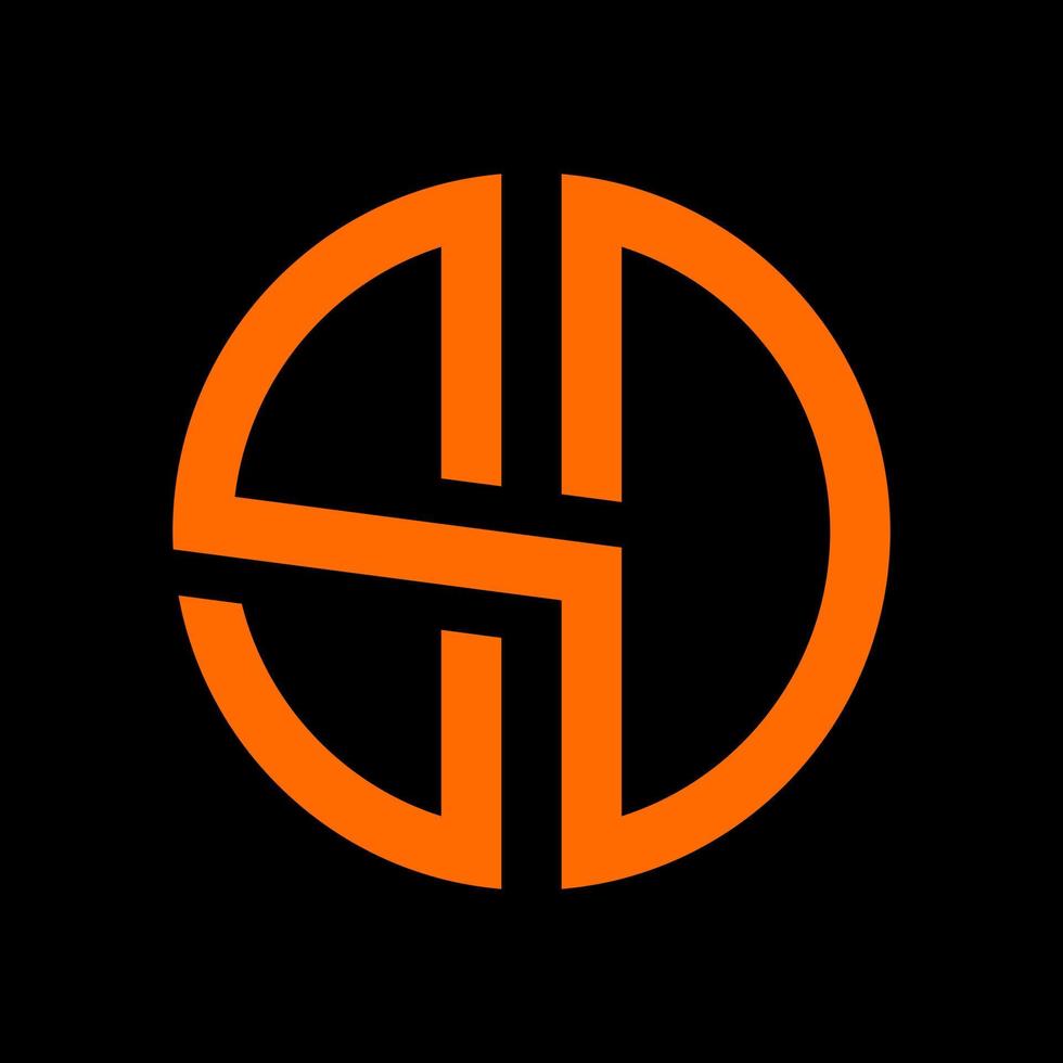 sd, ds, s, d brieven abstract logo monogram vector